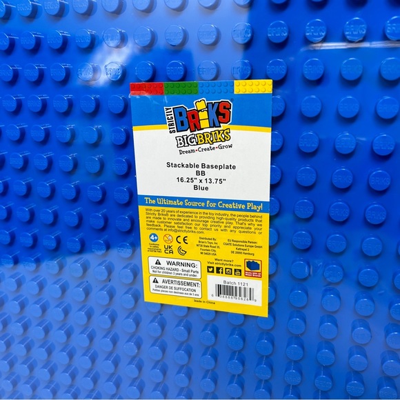 3 Classic Big Briks Baseplate Compatible with All Major Brands 13.75" x 16.25" - Picture 8 of 8